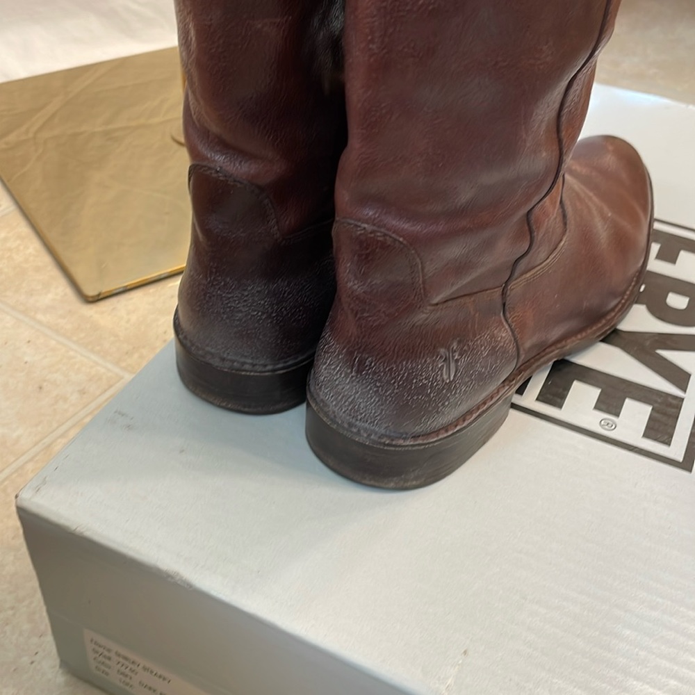 Frye Shirley Strappy Dark Brown - Picture 7 of 11